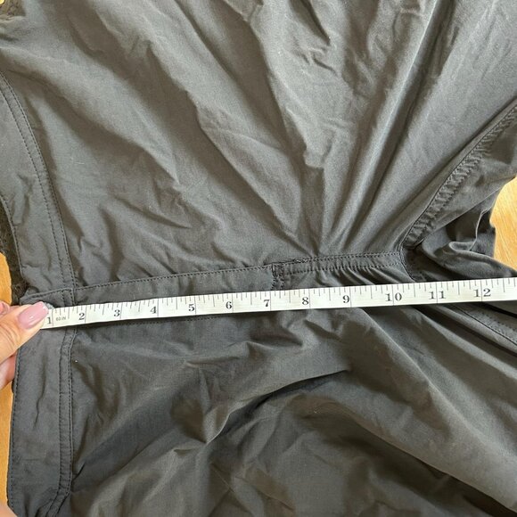 LL Bean Pants Womens 18 Black Nylon Spandex Stretch Outdoor Hiking Zip Pockets - Picture 12 of 12